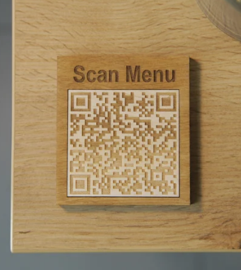 Dark Khaki Menu codice QR legno, cartello menu codice QR, cartello QR code in legno Schermata2025-03-22alle14.51.47.png