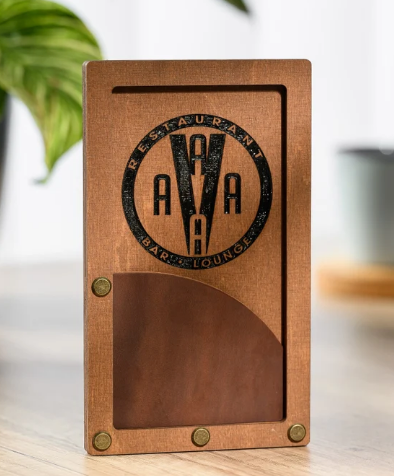 Light Gray portaconto in legno personalizzato con incisione laser ricevuta per gli ospiti, per ristoranti, libretto di servizio personalizzato, presentatore di assegni per server BookWood, porta fatture personalizzato Schermata_2025-03-21_alle_17.26.59.png