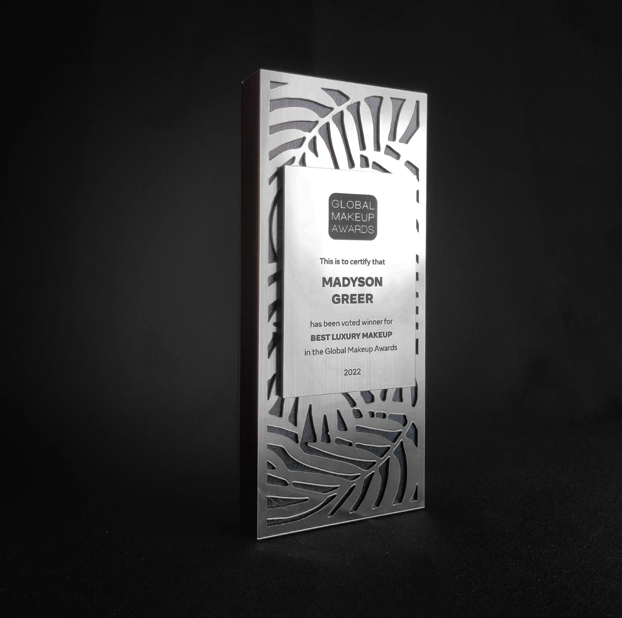 Black Targa incisa in legno, premio di riconoscimento personalizzato dorato, premio personalizzabile, trofeo in legno personalizzato Screenshot2025-03-18alle19.49.51.png