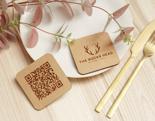 Light Gray Porta menu sottobicchiere quadrato QR, menu Scansione per visualizzare, supporto menu QR personalizzato con logo, cartello menu in legno, menu da tavolo in legno, menu codice QR, menu ristorante Screenshot2025-03-21alle16.02.44.png