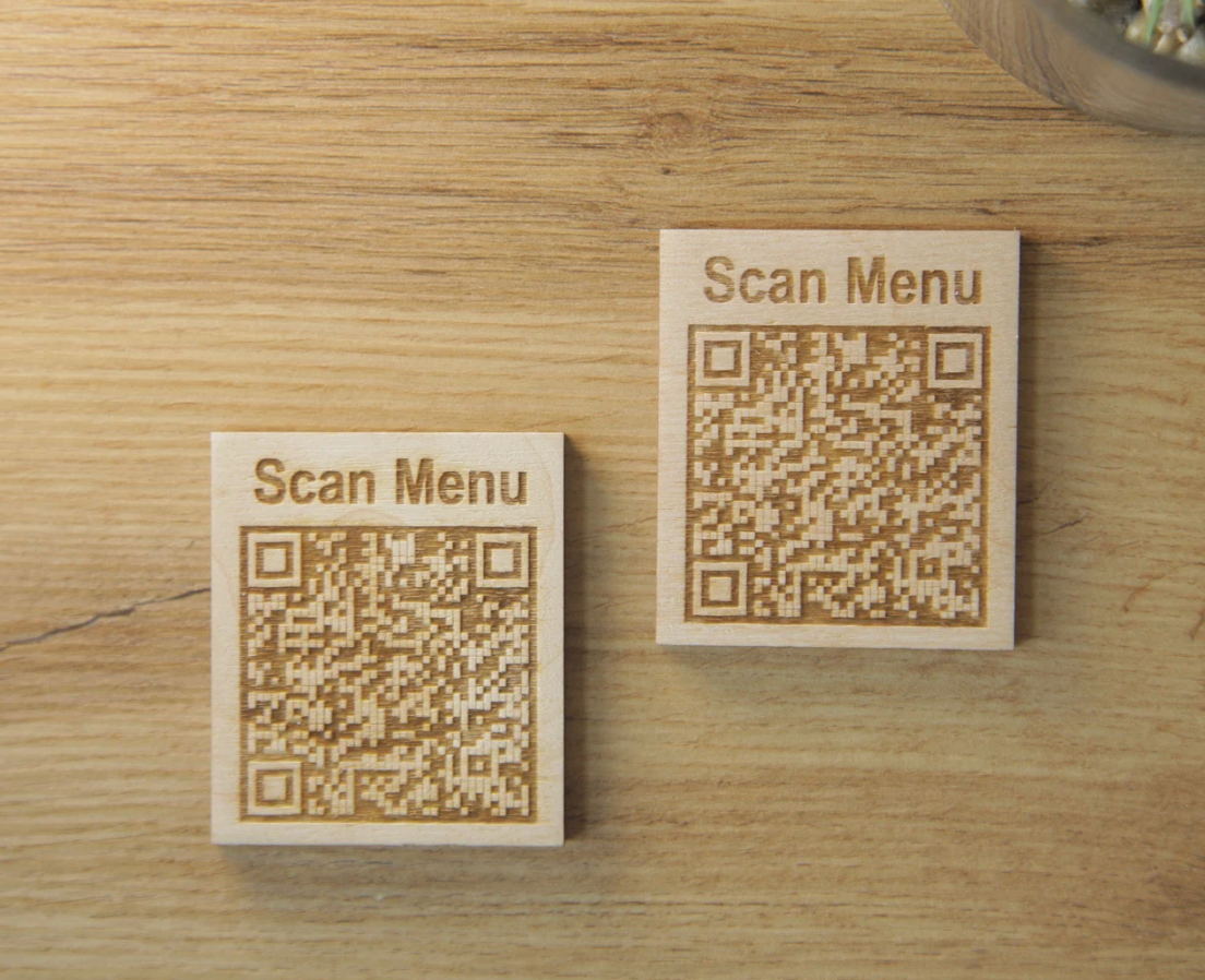 Rosy Brown etichetta in legno Menu codice QR, cartello menu codice QR, cartello QR code in legno Screenshot2025-03-22alle14.45.09.png