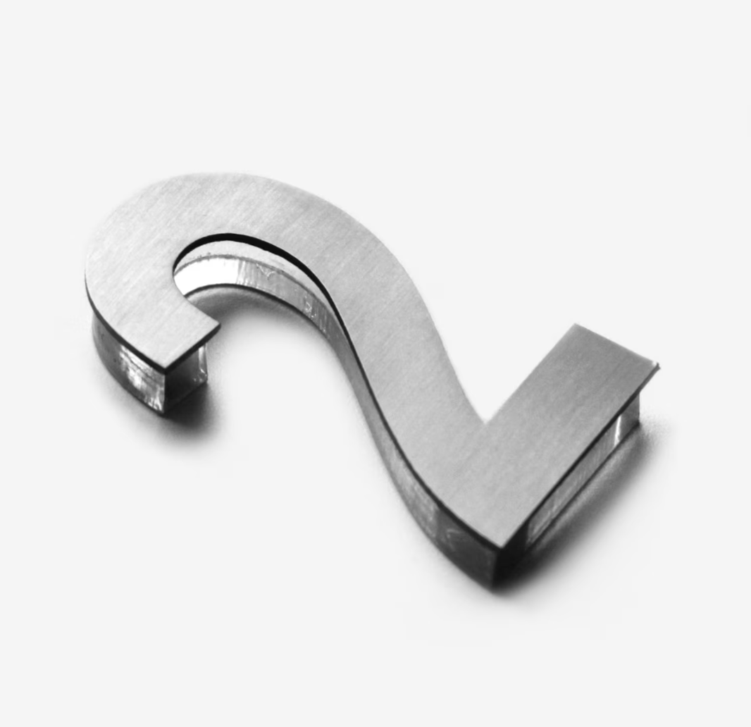 Numeri in Metallo - Numeri di Porta - Numeri Civici Targa - Numeri di Camera - Numeri in Acciaio - Numeri Eleganti - Numeri Piatti - Numeri Contemporanei