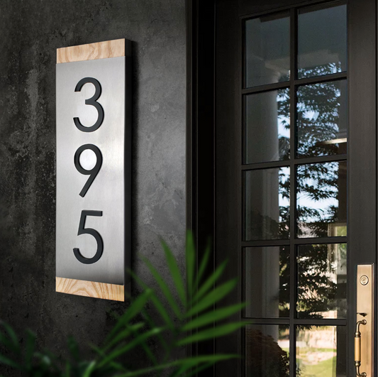 Dark Slate Gray Targa con numeri civici moderni in legno e plexiglas – Targhe per indirizzi in acciaio – Indirizzo di casa contemporaneo – Targhe in metallo personalizzate Screenshot2025-03-29alle19.13.55.png