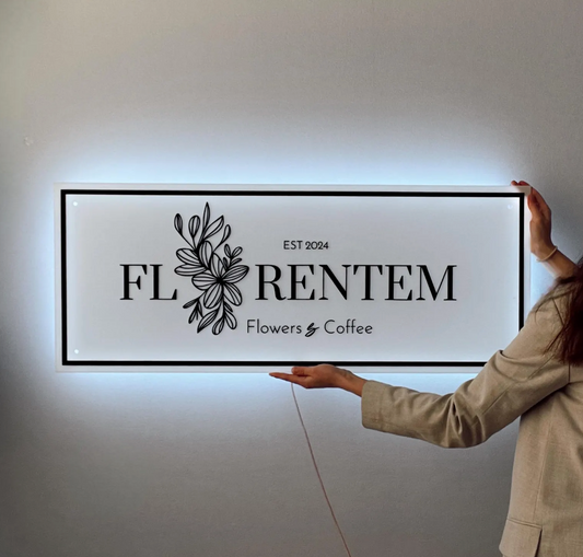 Dark Gray Insegna retroilluminata in acrilico bianco con led che cambia colore - Insegna in acrilico satinato con logo dorato Lettera a specchio Screenshot2025-03-30alle11.42.35.png