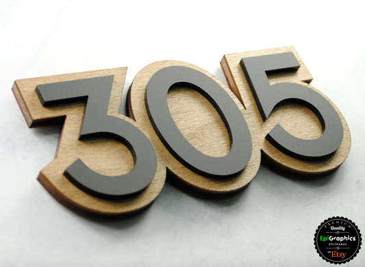 Gray Numeri in acrilico incorniciati nel legno per la segnaletica dell'hotel, il cartello del numero della camera, il cartello della porta dell'appartamento Screenshot2025-03-30alle12.52.24.png
