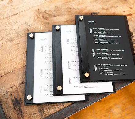 Dark Slate Gray portamenu con supporto a bacchetta laterale color ebano in legno per fogli, supporto menu inciso, cartella menu ristorante, pannello menu, libro menu, copertina menu personalizzata, copertina menu bevande per bar e cocktail bar Screenshot2025-03-31163324.png