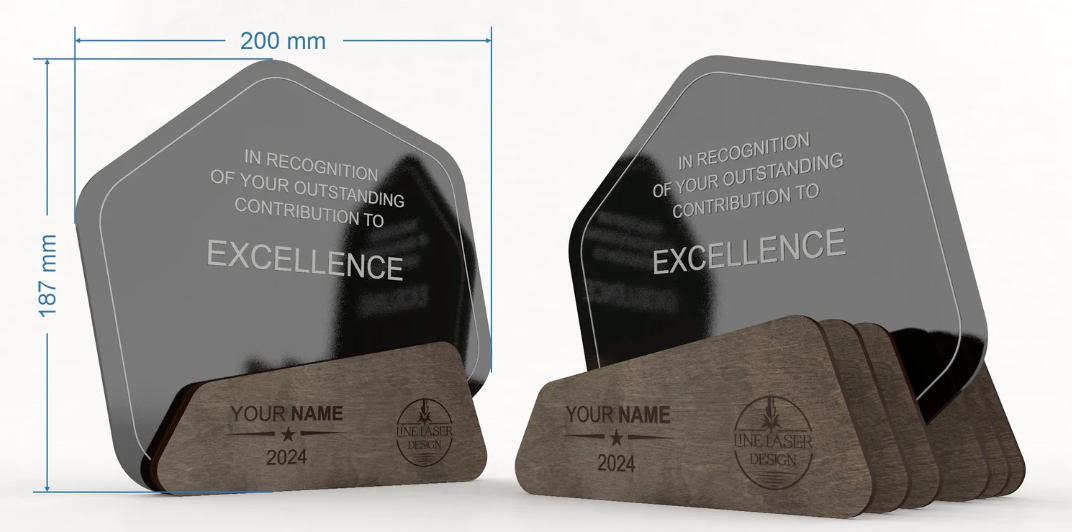 Dim Gray Trofeo onda in legno e plexiglas personalizzato Premio Design personalizzato su misura Targa moderna personalizzata in legno che corre Personalizza unico Screenshot_2025-03-19_alle_14.37.21.png
