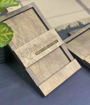 porta cash e conto in legno personalizzato con incisione laser ricevuta per gli ospiti, per ristoranti, libretto di servizio personalizzato, presentatore di assegni per server BookWood, porta fatture personalizzato