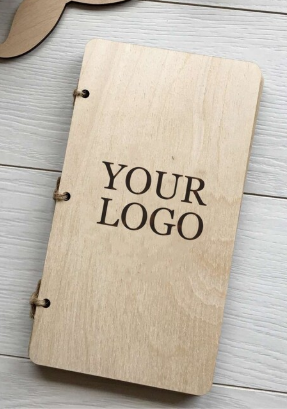 porta denaro in legno e corda personalizzato con incisione laser ricevuta per gli ospiti, per ristoranti, libretto di servizio personalizzato, presentatore di assegni per server BookWood, porta fatture personalizzato