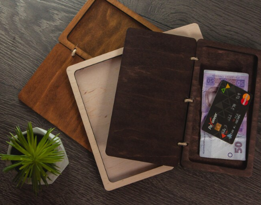 Dark Slate Gray porta moneta in legno e corda personalizzato con incisione laser ricevuta per gli ospiti, per ristoranti, libretto di servizio personalizzato, presentatore di assegni per server BookWood, porta fatture personalizzato Screenshot_2025-04-05_191032.png