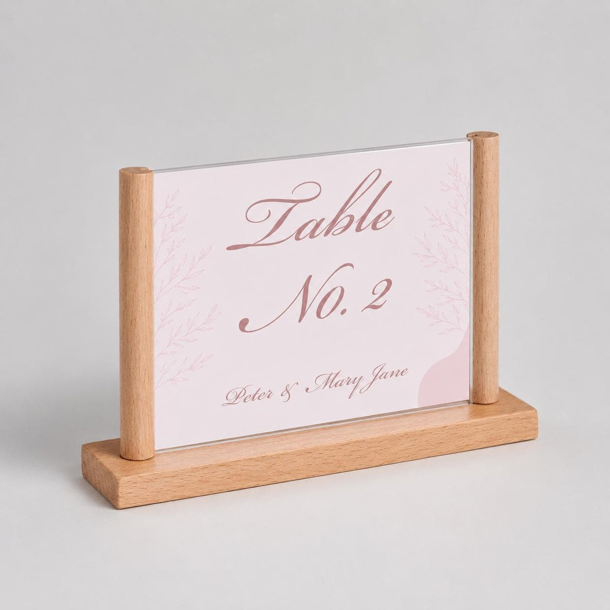 kit 12 pezzi Supporto in legno da tavolo Personalizzato , Espositore 3D Legno Segnatavolo Ristorante Bar espositore in legno per prezzi