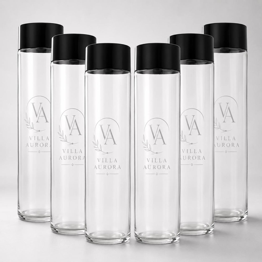 Caraffa in vetro personalizzata con incisione laser dall’effetto satinato