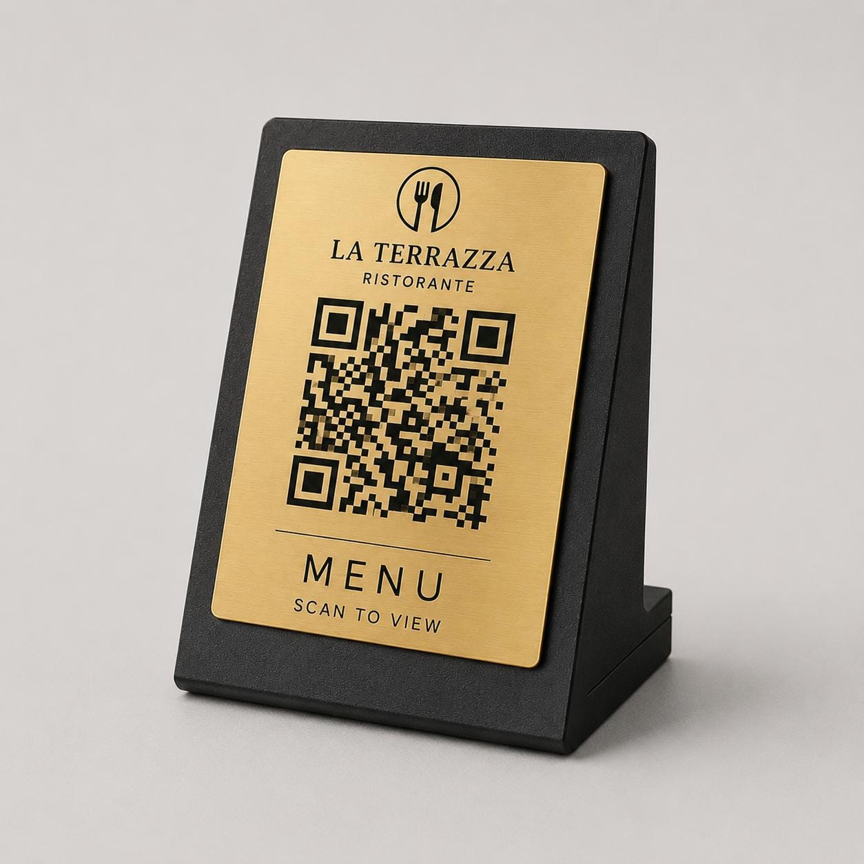 Set supporti QR Code ScanFrame personalizzati per ristoranti
