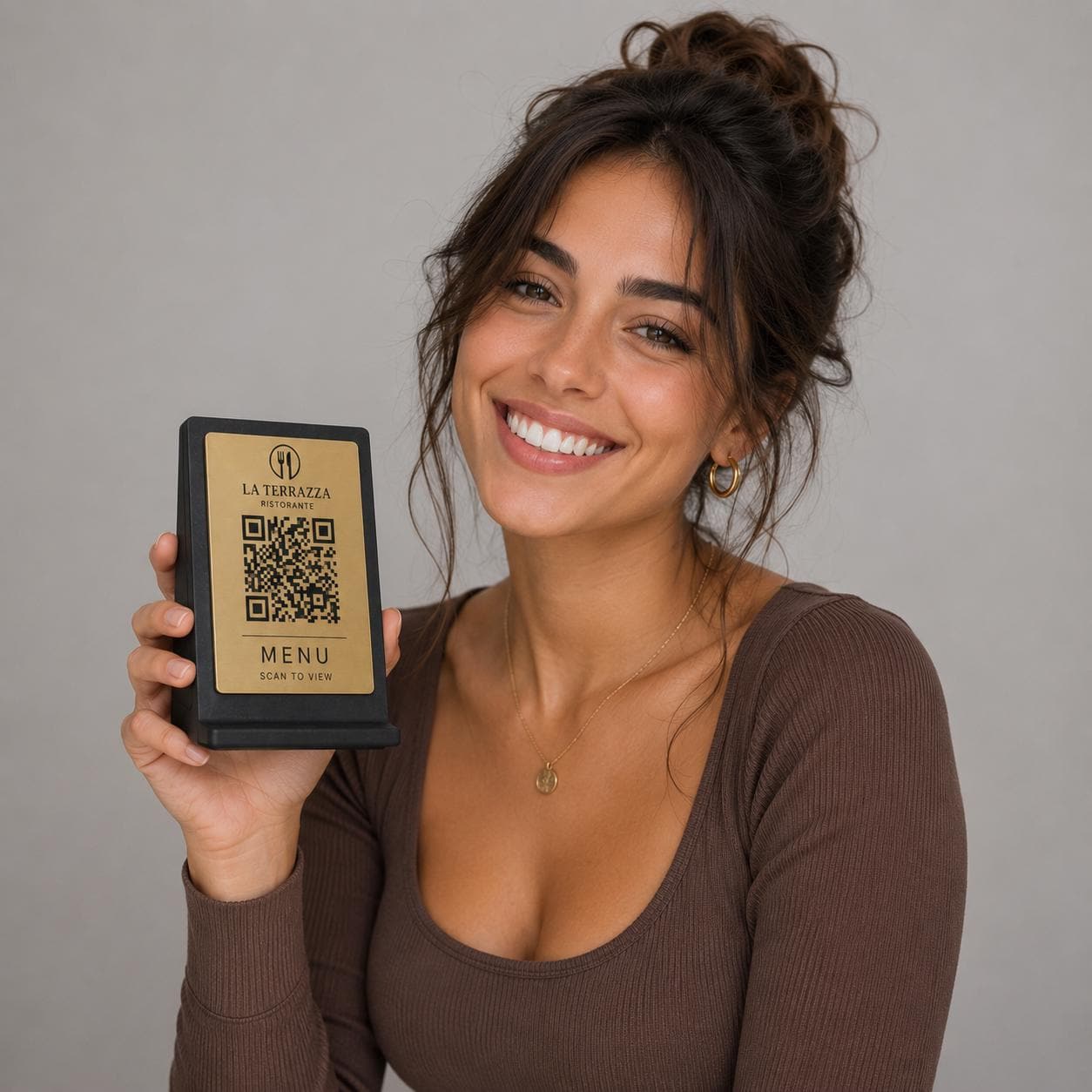 Set supporti QR Code ScanFrame personalizzati per ristoranti – dettaglio 4