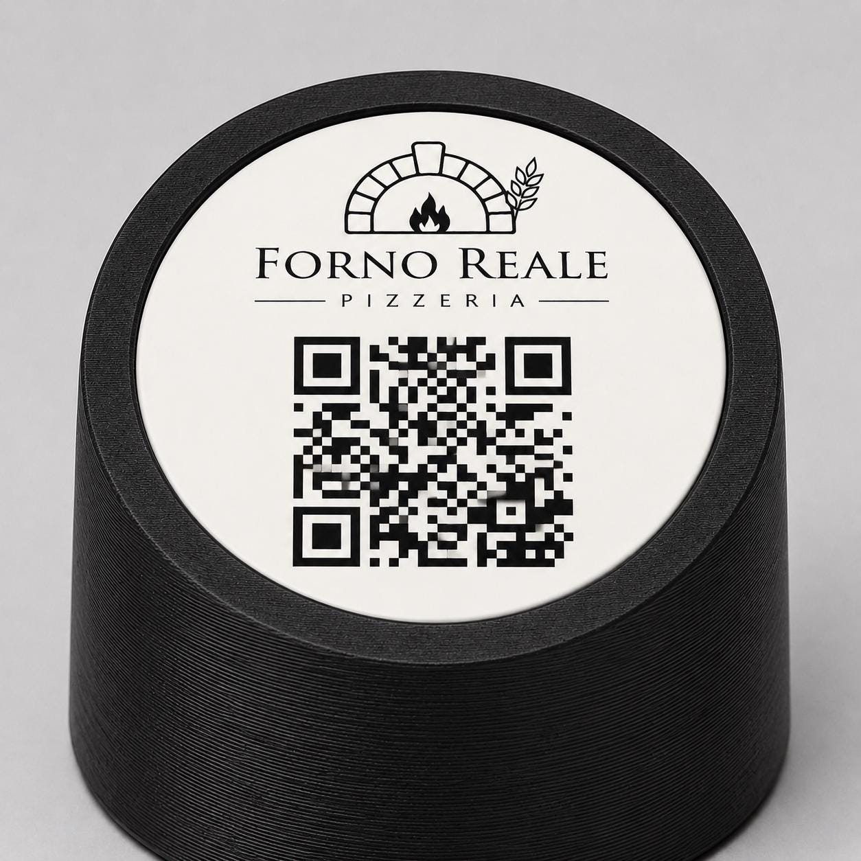 menu 3d qr code Linea MONO giallo Personalizzato per Ristorante e Bar Segnatavolo Menu Digitale Display QR 3d