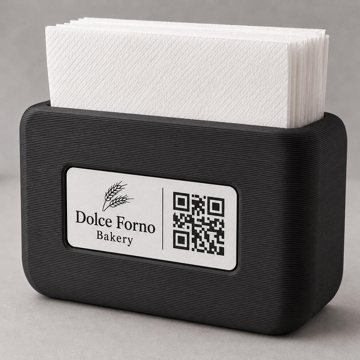 Dettaglio 12 del portatovaglioli QR Code Linea POP Bistrò personalizzato