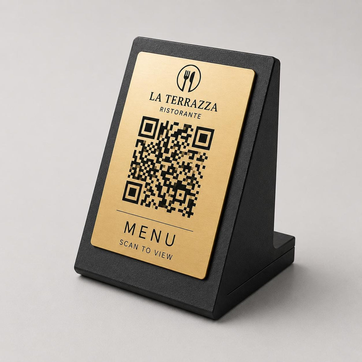 Supporto QR Code ScanFrame personalizzato per ristoranti – dettaglio 5