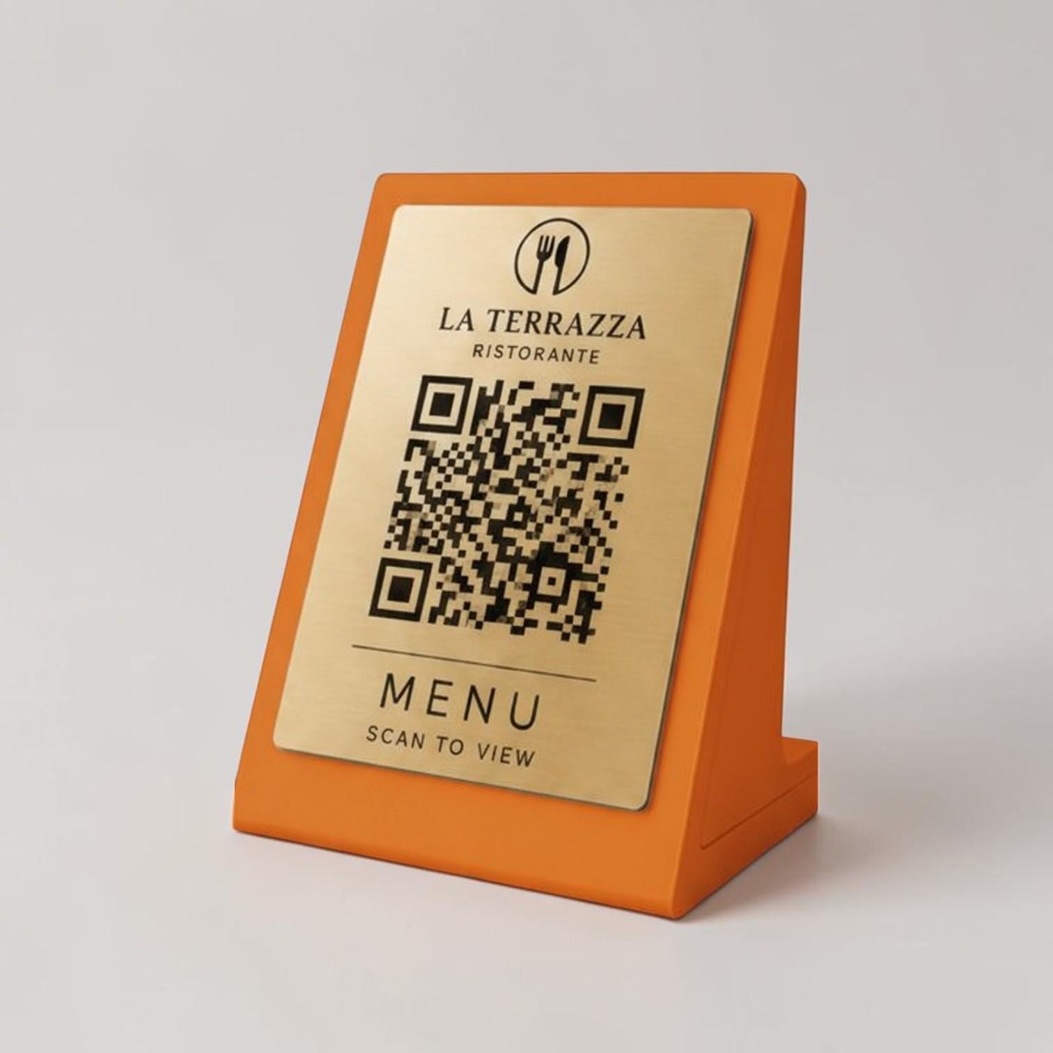 Set supporti QR Code ScanFrame personalizzati per ristoranti – dettaglio 2