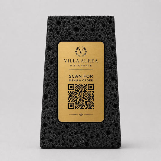 Set supporti QR Code effetto pietra vulcanica in PLA personalizzati – immagine 2