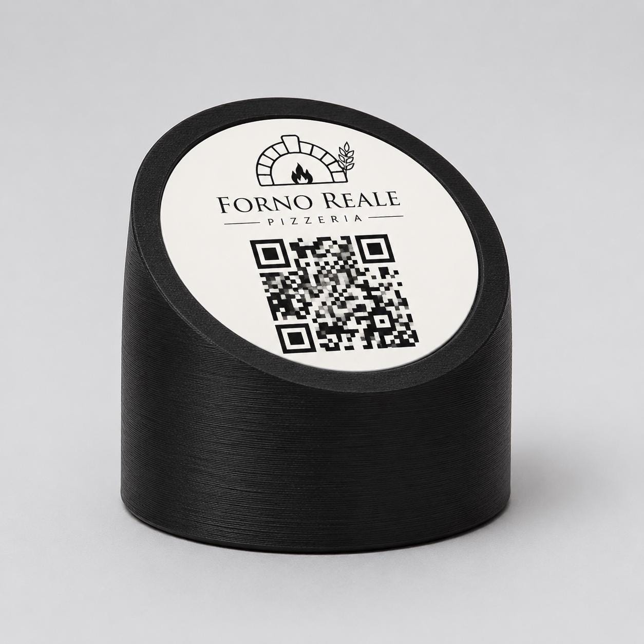 menu 3d qr code Linea MONO giallo Personalizzato per Ristorante e Bar Segnatavolo Menu Digitale Display QR 3d