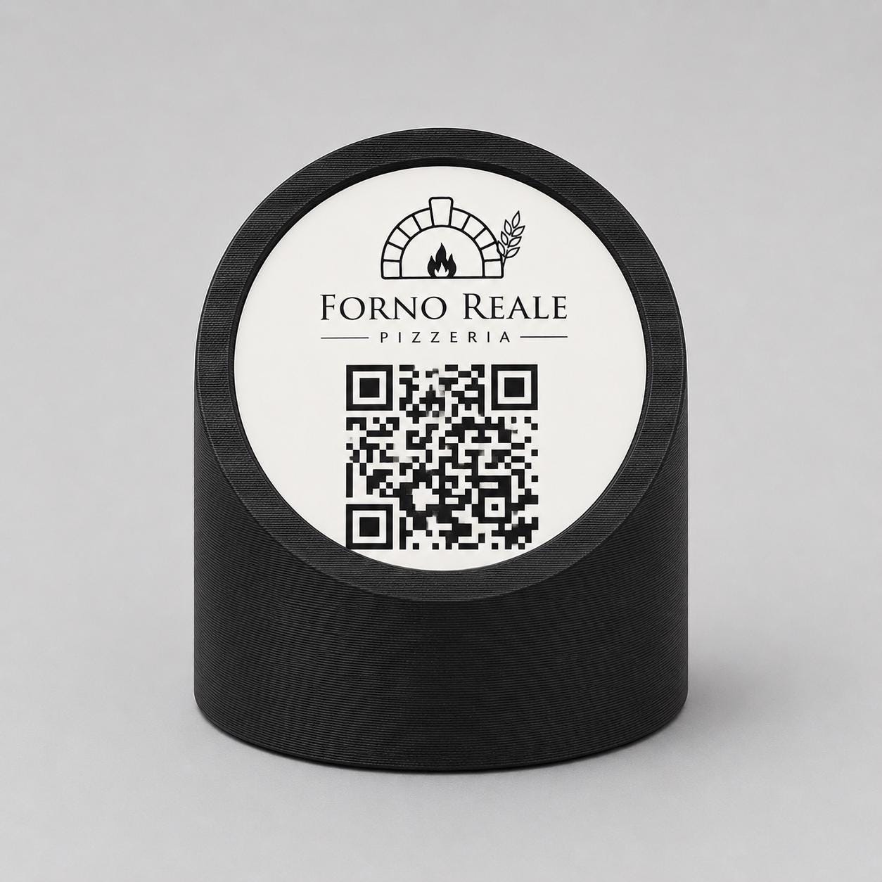 menu 3d qr code Linea MONO giallo Personalizzato per Ristorante e Bar Segnatavolo Menu Digitale Display QR 3d