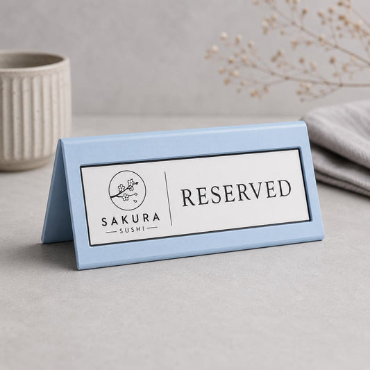 Set segnatavolo Reserved Cavaliere personalizzati