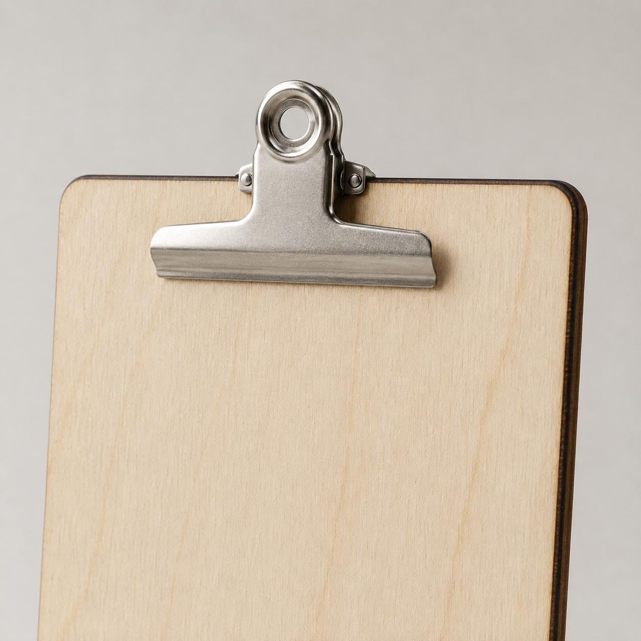 Portamenu molletta bulldog in legno pioppo bacchetta stretta formato A4 Personalizzato | Menu Ristorante personalizzato| Copertina