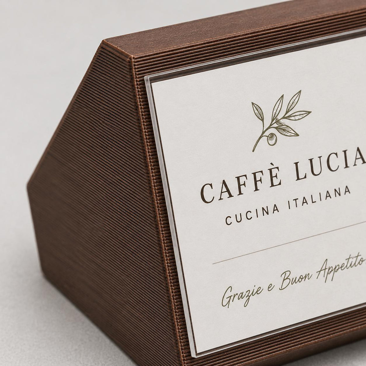 Display QR Code Tavolo qr code intercambiabile per Ristoranti | Supporto Biglietto Visita Personalizzabile| Espositore Menu QR