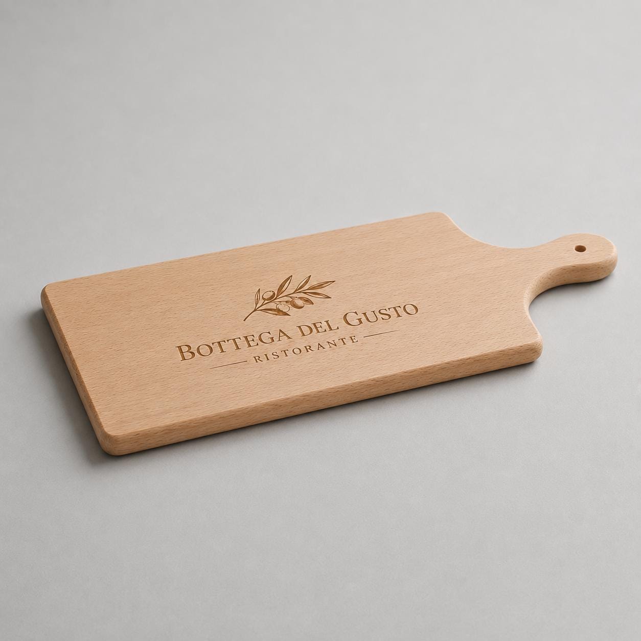 Tagliere rettangolare in faggio personalizzato 34 × 14 cm – foto prodotto 7