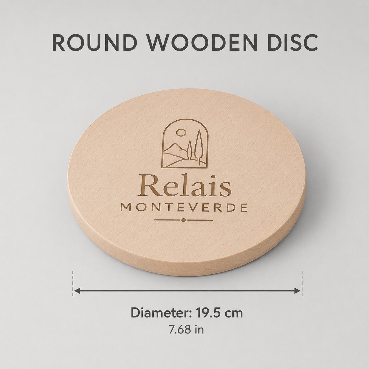 Tagliere rotondo in faggio personalizzato Ø 24,5 cm – foto prodotto 9