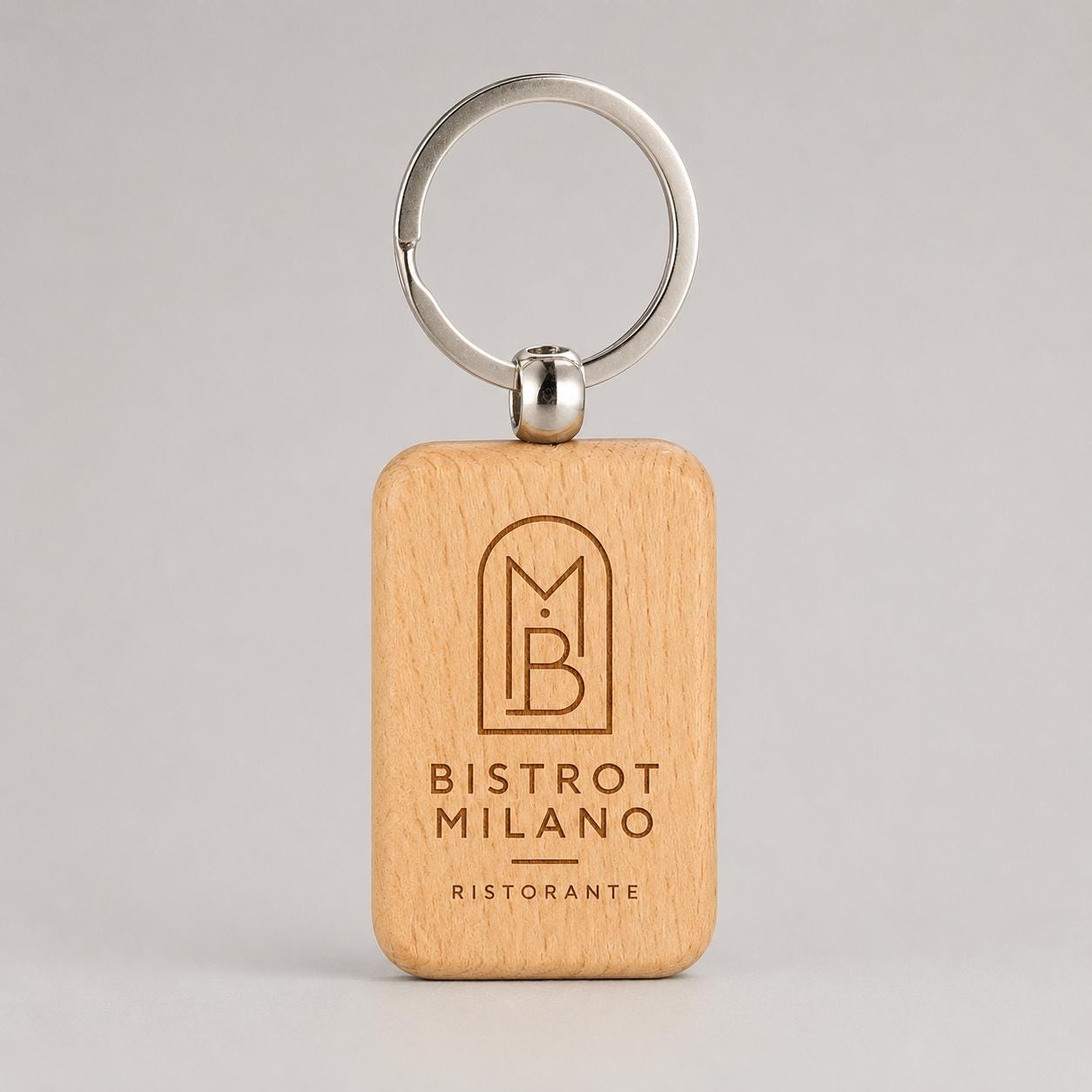 25 Pezzi Portachiavi in Legno Personalizzato incisione laser personalizzate regalo portachiavi con logo forma rettangolare per bnb hotel