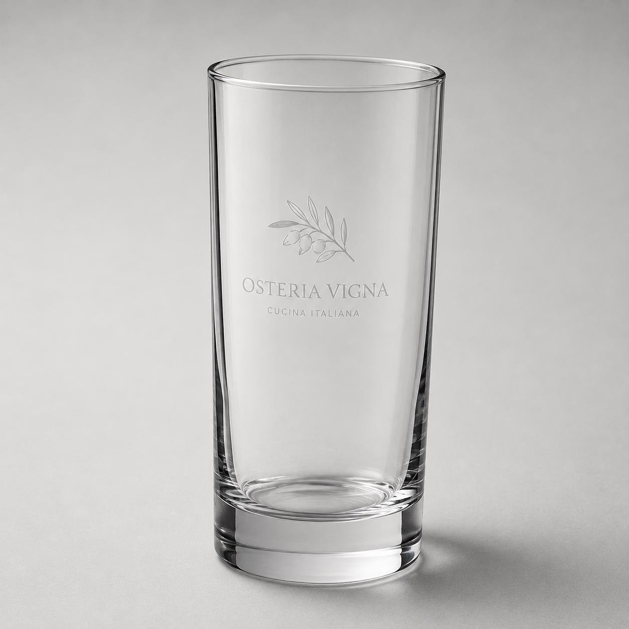 Set di 6 Bicchieri alti 29 cl in vetro - Uso professionale - Ideale per longdrink cocktails, bar discoteche locali notturni, wine bar