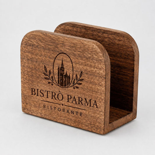 Portatovaglioli in legno di mango, per cucina, dispenser tovaglioli, casa, feste, ristoranti, hotel, bar, 13,97 cm x 6,35 cm x 10,16 cm