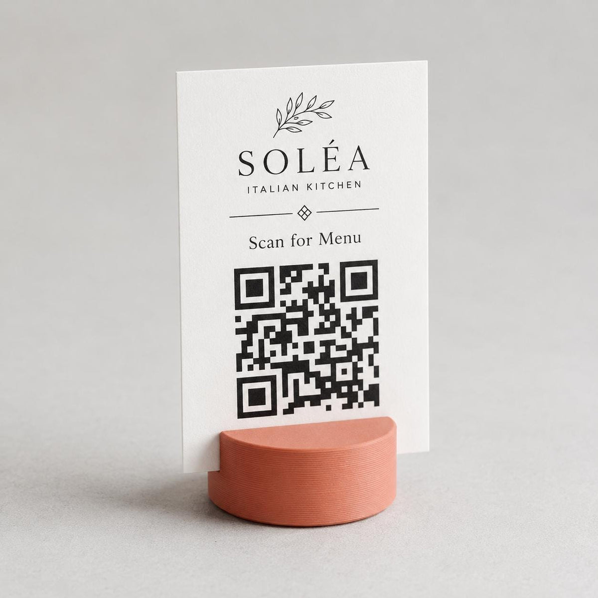 porta qr code 3d qr code Personalizzato per Ristorante e Bar Segnatavolo Menu Digitale Display QR 3d