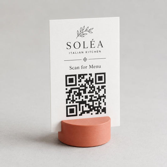 porta qr code 3d qr code Personalizzato per Ristorante e Bar Segnatavolo Menu Digitale Display QR 3d