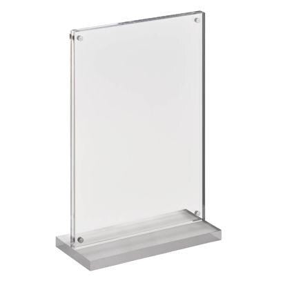 Set 12 pezzi Supporto in plexiglas da banco Personalizzato , Espositore Segnatavolo Ristorante Bar espositore in legno per prezzi