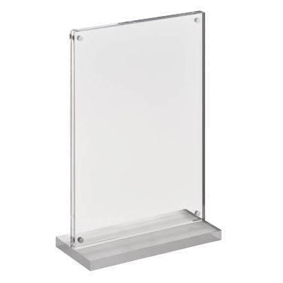 Set 12 pezzi Supporto in plexiglas da banco Personalizzato , Espositore Segnatavolo Ristorante Bar espositore in legno per prezzi