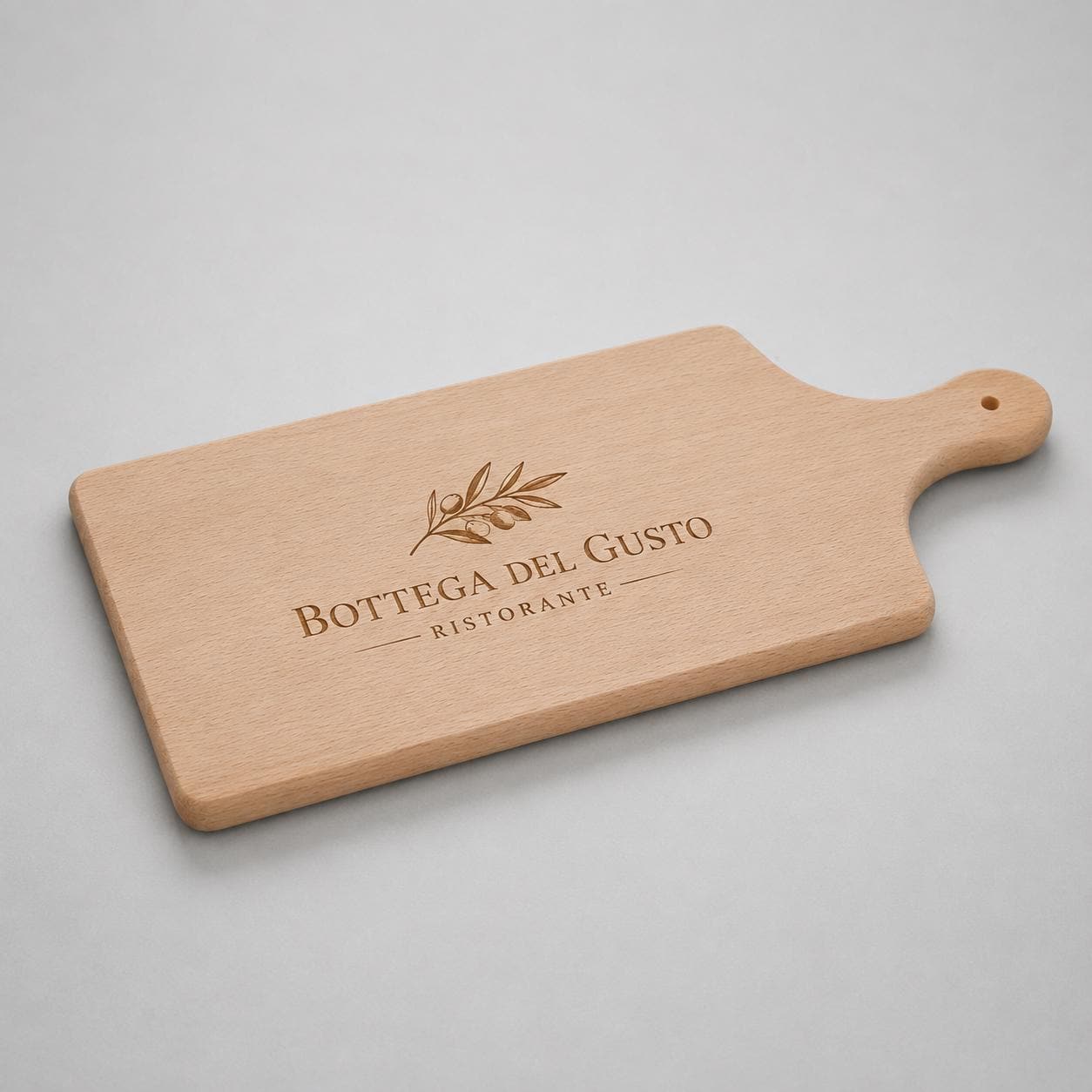 Tagliere rettangolare in faggio personalizzato 34 × 14 cm – foto prodotto 10