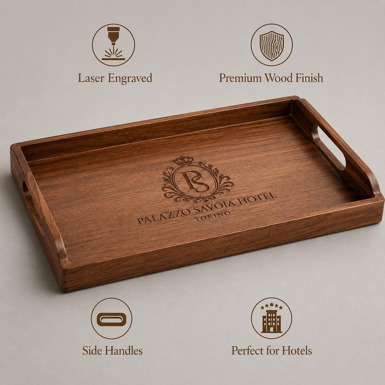 Scatola in Legno Naturale con coperchio (15X10X5,5Cm) – Ideale per Fai da Te, Decoupage e Organizer personalizzata con incisione laser