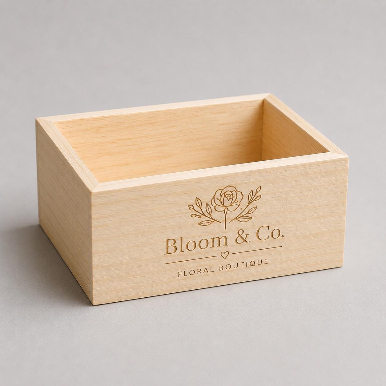Scatole Portaoggetti Legno Grezzo, 4 Pezzi Piccole legno, 15 x 10 x 6 cm Scatole Di Legno Senza Coperchio Organizer, Artigianato