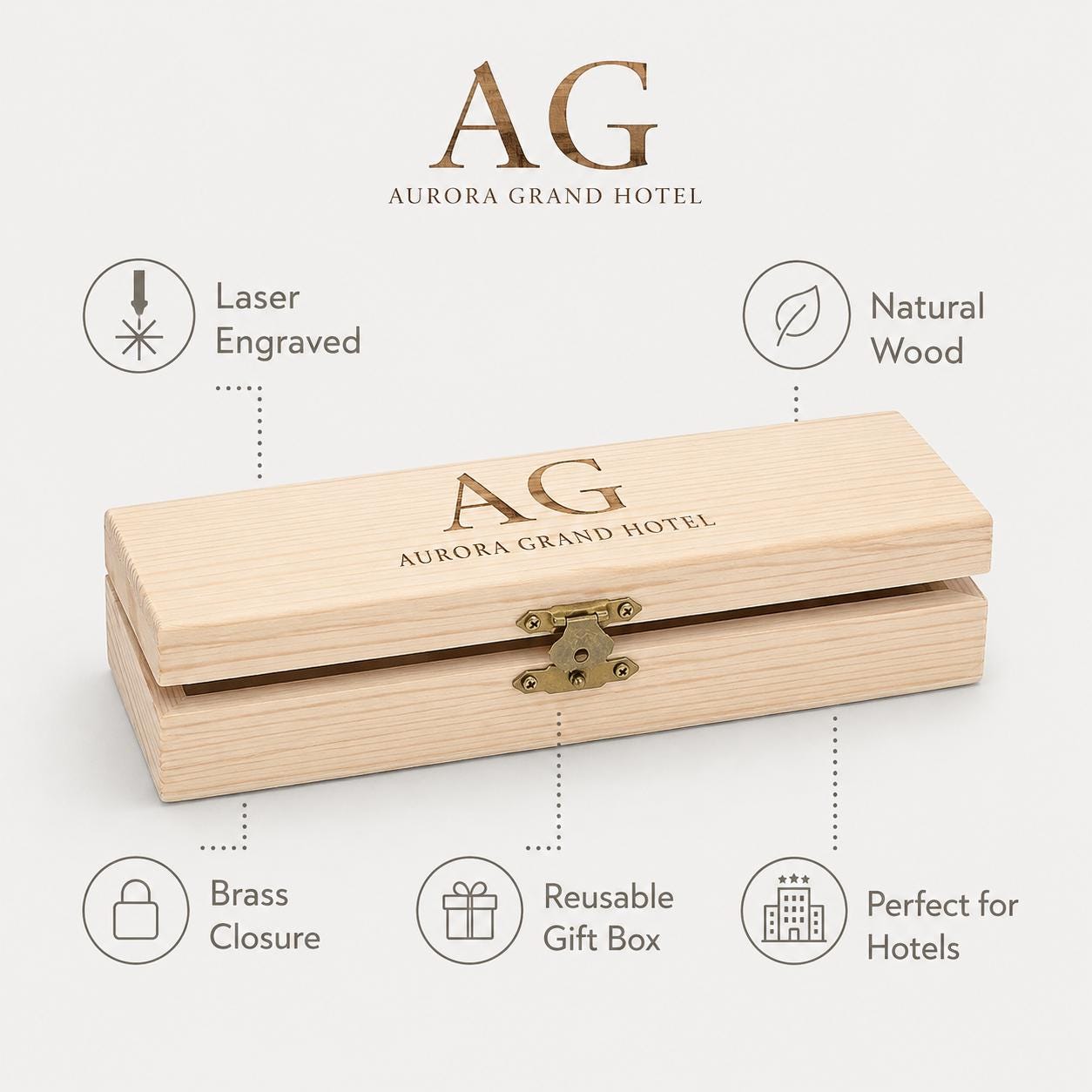 Scatole Portaoggetti Legno Grezzo, 4 Pezzi Piccole quadrate legno, 20 x 10 x 5 cm Scatole Di Legno Senza Coperchio Organizer, Artigianato