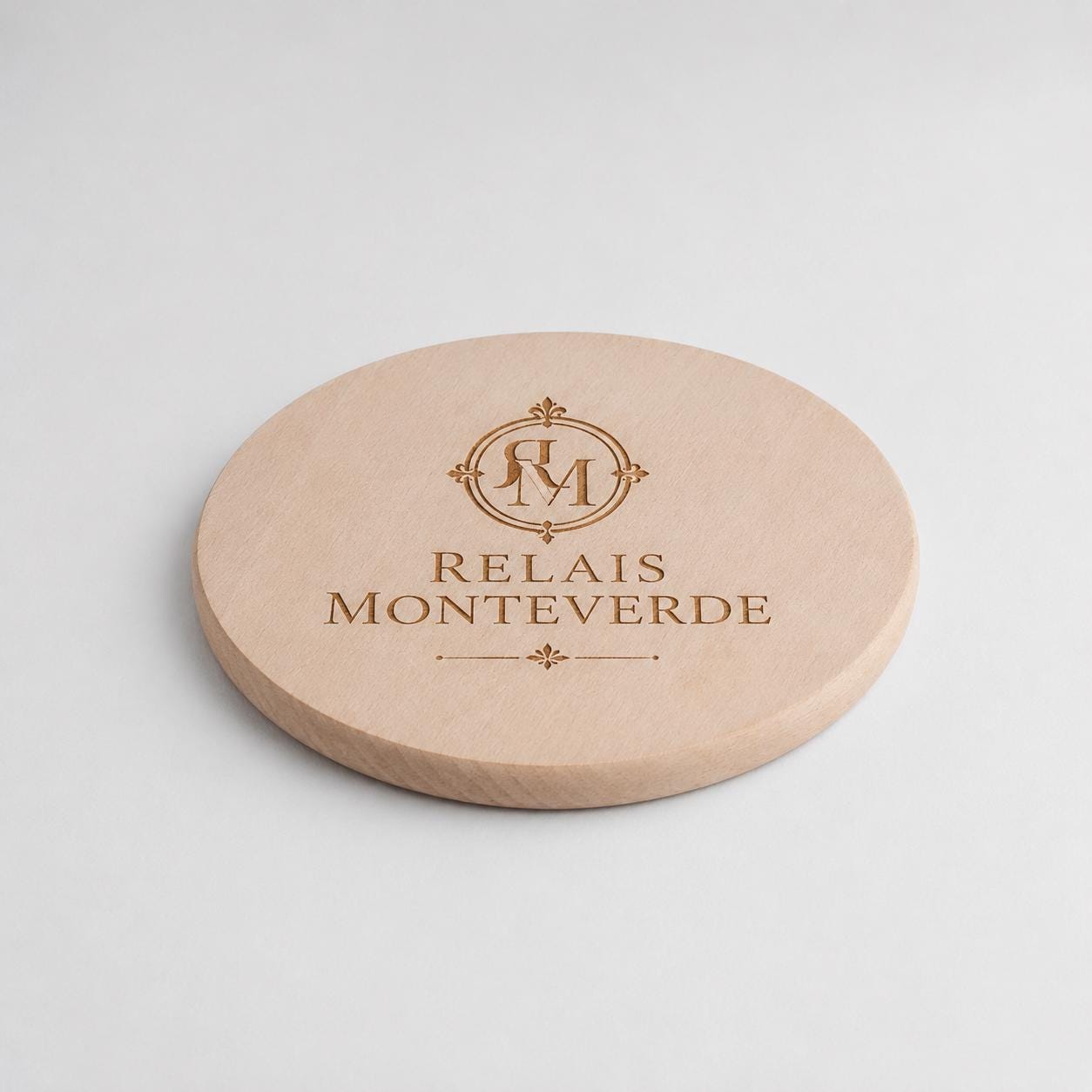 Tagliere rotondo in faggio personalizzato Ø 24,5 cm – foto prodotto 6