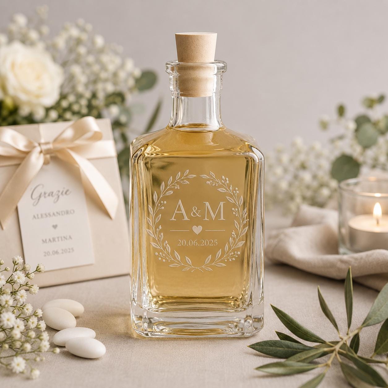 Confezione da 10 bottiglie in vetro da 250 ml