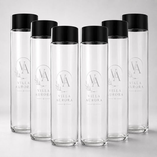 Caraffa in vetro da 750 ml personalizzata con incisione laser