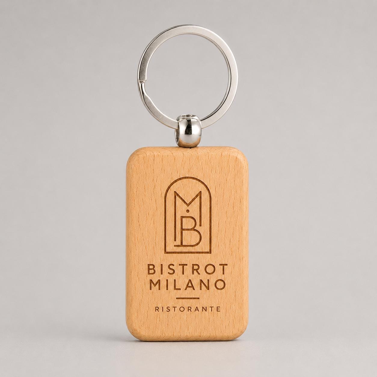25 Pezzi Portachiavi in Legno Personalizzato incisione laser personalizzate regalo portachiavi con logo forma rettangolare per bnb hotel