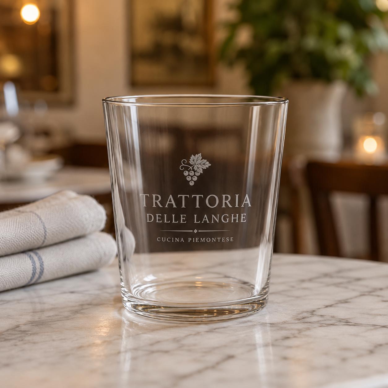 Set di 6 Bicchieri da Acqua, Vetro Ultrasottile, Trasparente, Capacità 35 cl, Eleganti, Leggeri, dal Design Minimal per Osteria ristorante