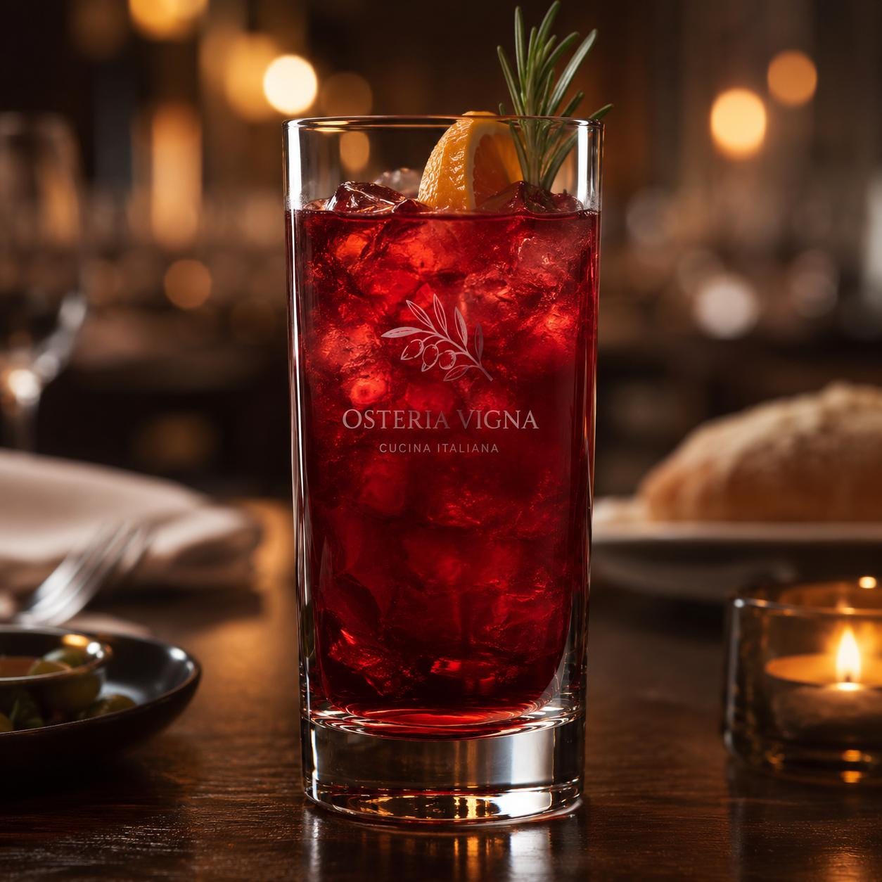 Set di 6 Bicchieri alti 29 cl in vetro - Uso professionale - Ideale per longdrink cocktails, bar discoteche locali notturni, wine bar