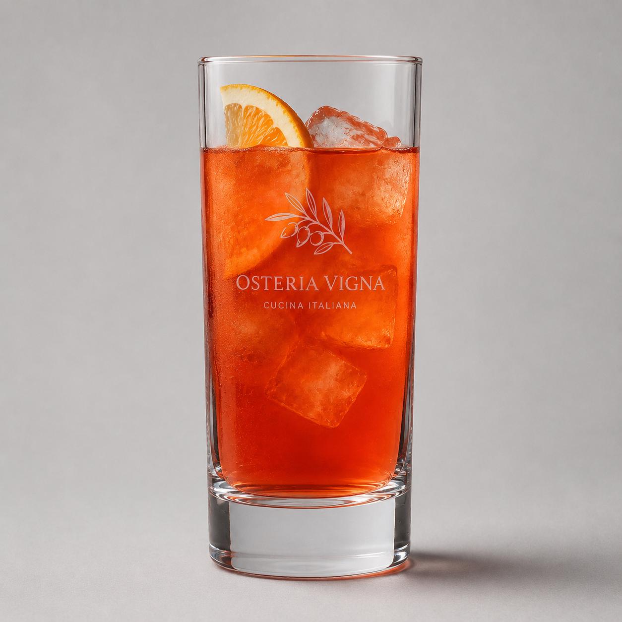 Set di 6 Bicchieri alti 29 cl in vetro - Uso professionale - Ideale per longdrink cocktails, bar discoteche locali notturni, wine bar