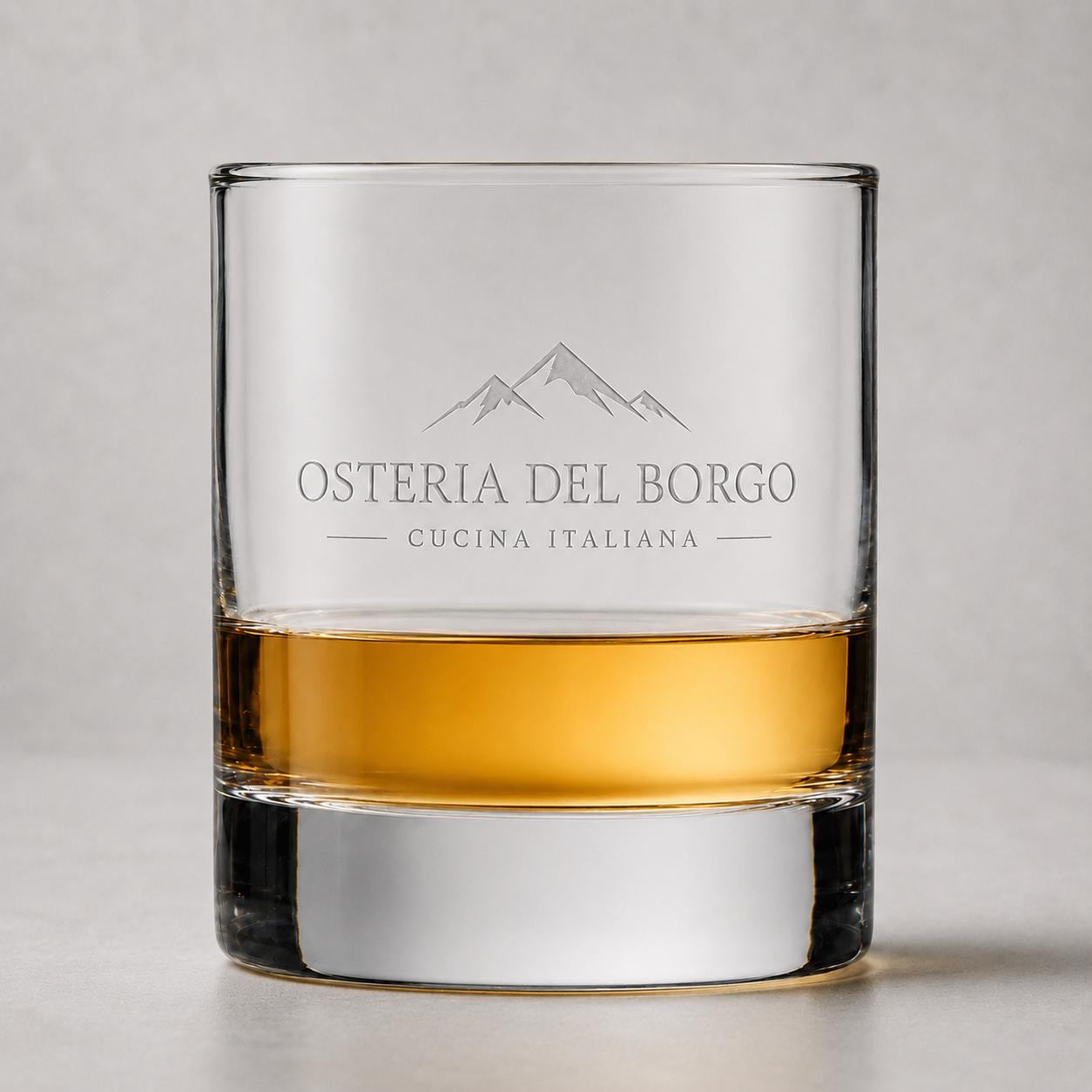 6 bicchieri bassi 20 cl in vetro - Uso professionale - Uso professionale - Ideale per amari e distillati , bar locali notturni, wine bar