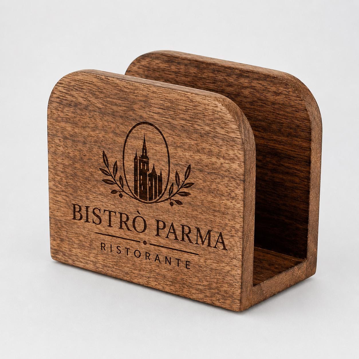 Portatovaglioli in legno di mango, per cucina, dispenser tovaglioli, casa, feste, ristoranti, hotel, bar, 13,97 cm x 6,35 cm x 10,16 cm